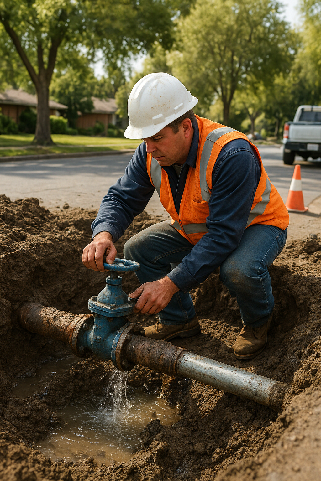 Water Line Repair in Sacramento